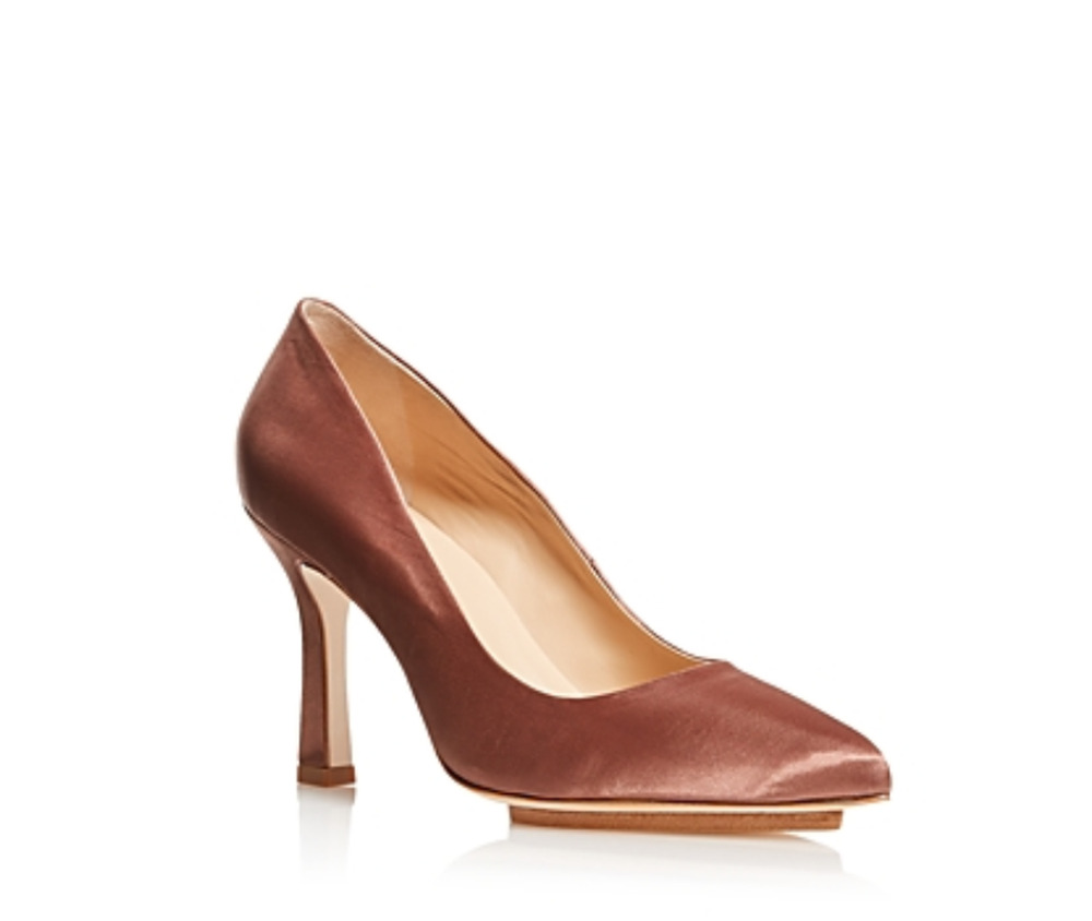 Salone Monet Women Anita Satin Pumps Kyle Size 7